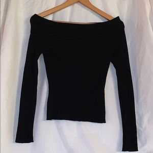 Off-shoulder Sweater